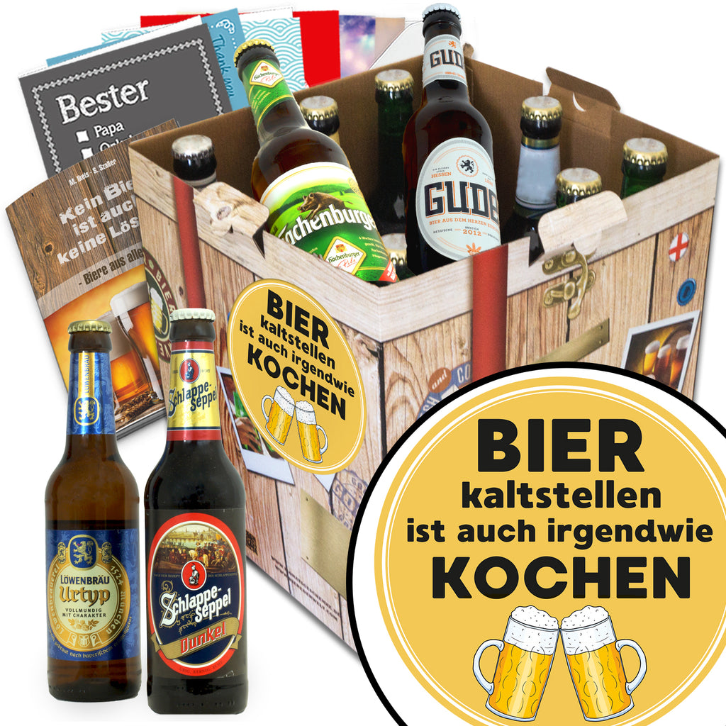 Bier kalt stellen | 9 Spezialitäten Biere Deutschland | Geschenkbox