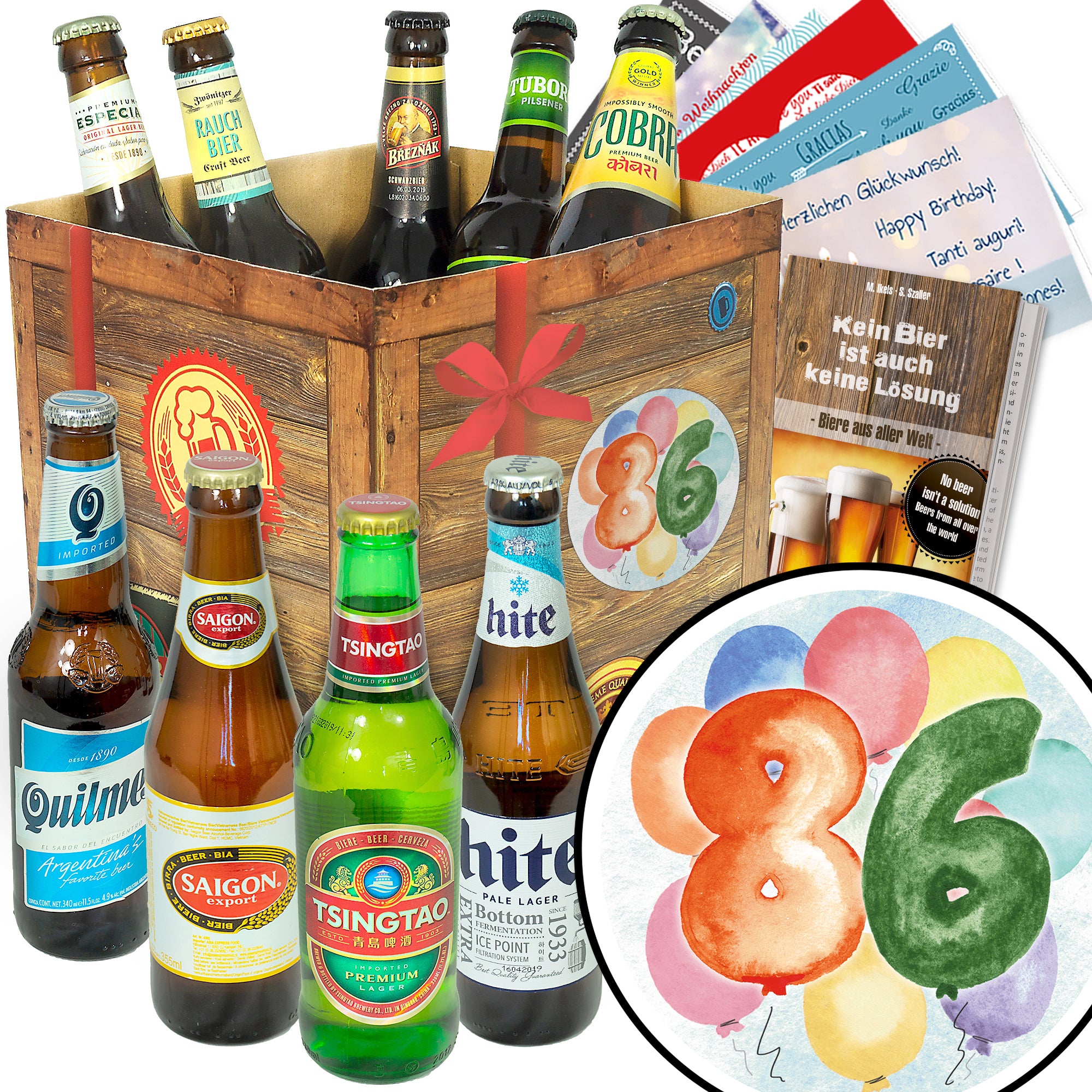 Bier Set | 9x Biere der Welt Geschenkbox