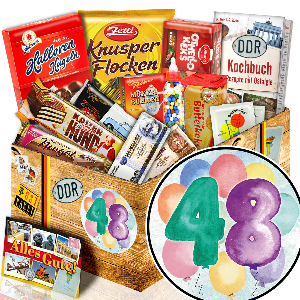 Zahl 48 - Süßigkeiten Set DDR L