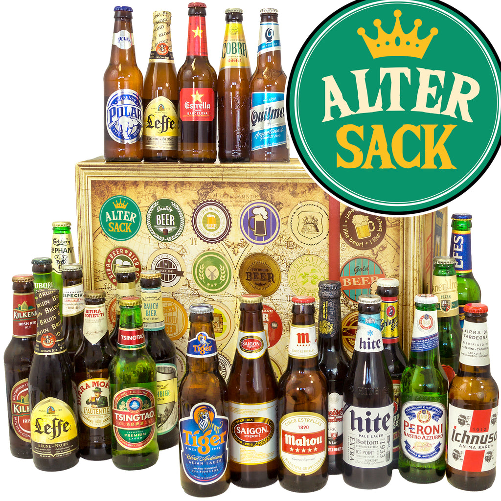 Alter Sack | 24 Länder Bier aus aller Welt | Paket