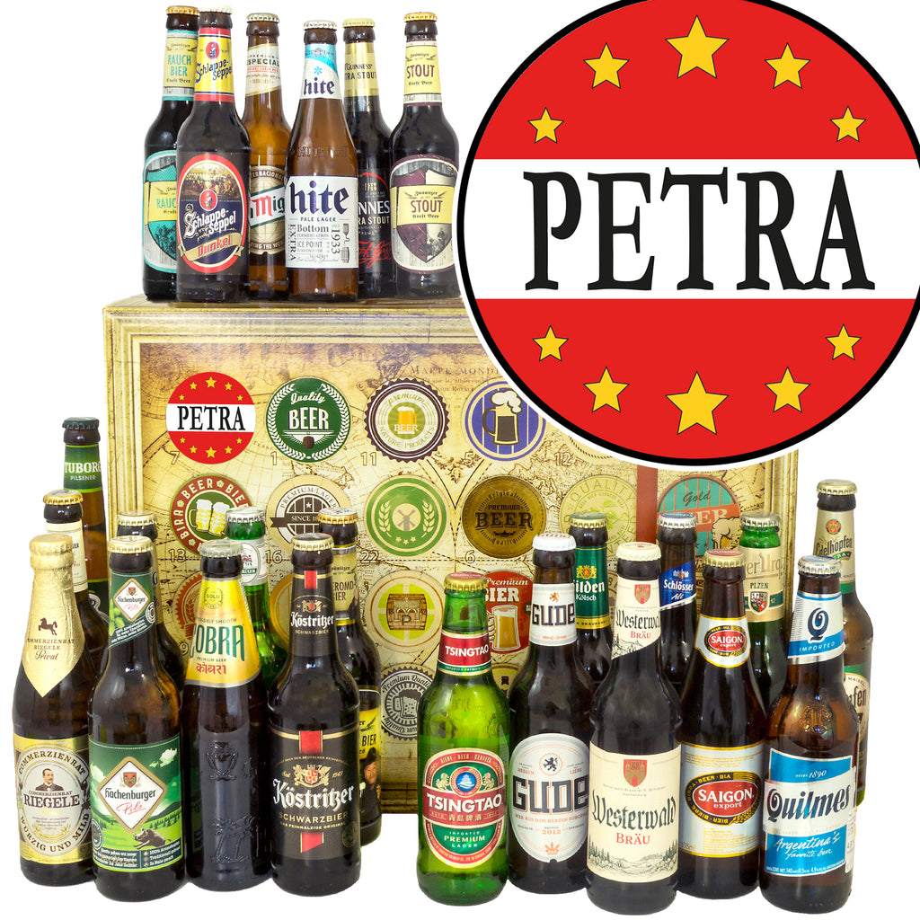 Petra | 24 Biersorten Bier Deutschland und Welt | Präsent