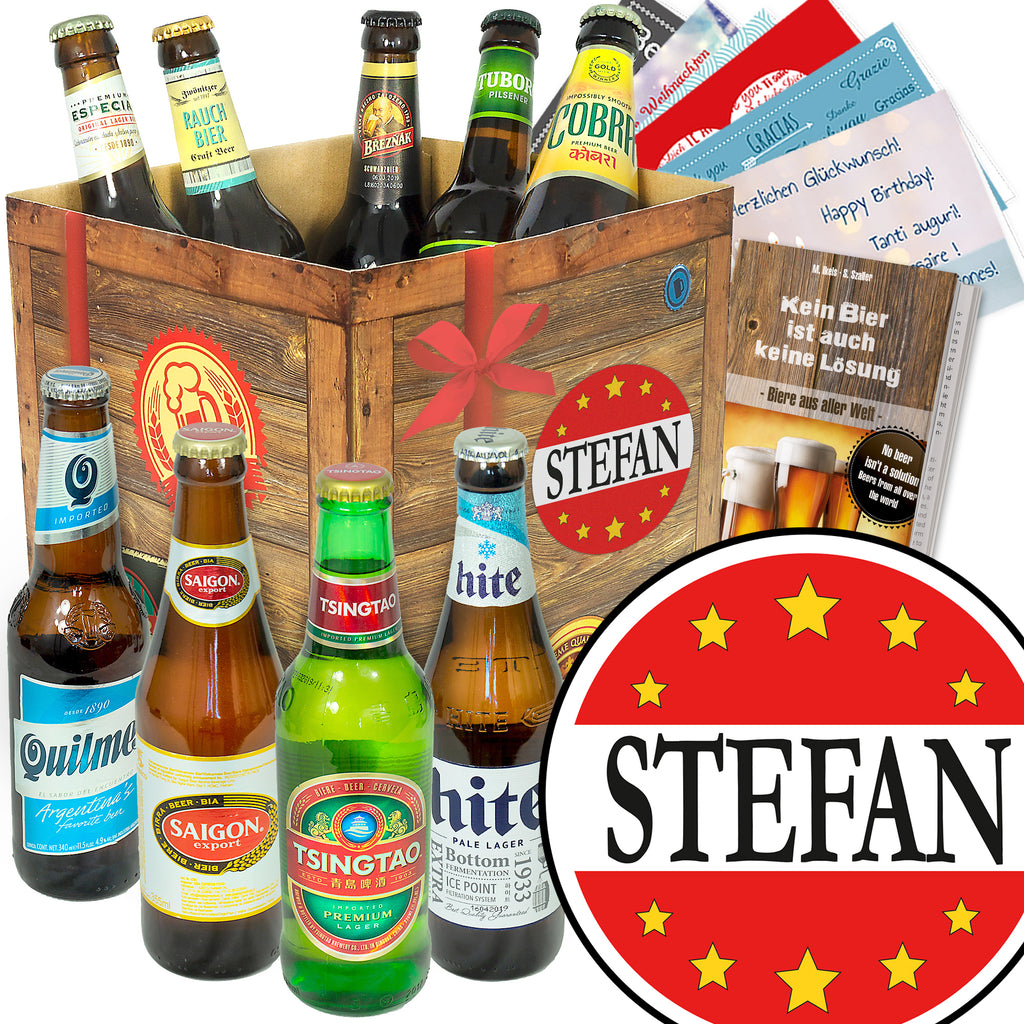 Stefan | 9x Bier aus aller Welt | Geschenkset