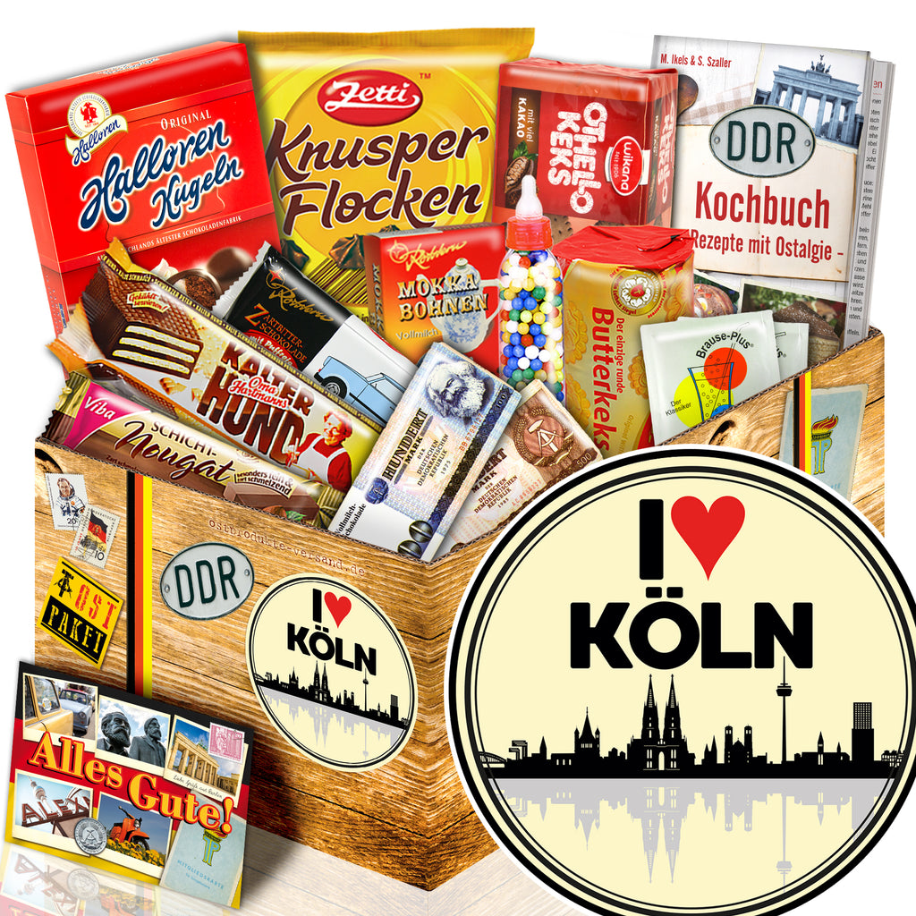 I Love Köln - Süßigkeiten Set DDR L