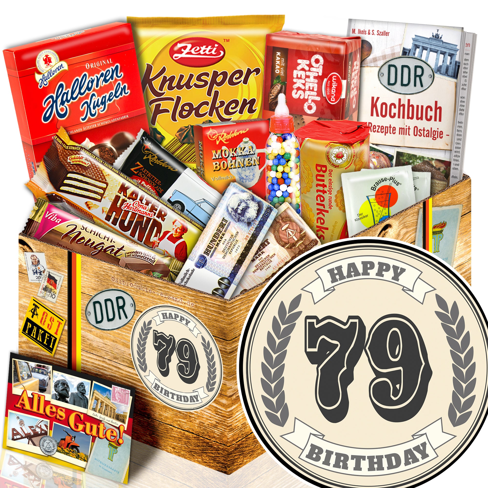 79 Zahl - Süßigkeiten Set DDR L
