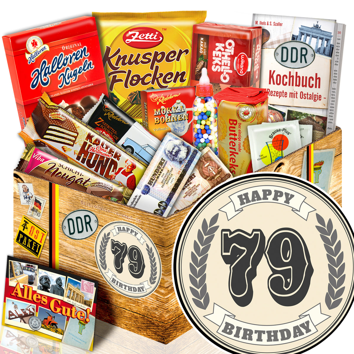 79 Zahl - Süßigkeiten Set DDR L
