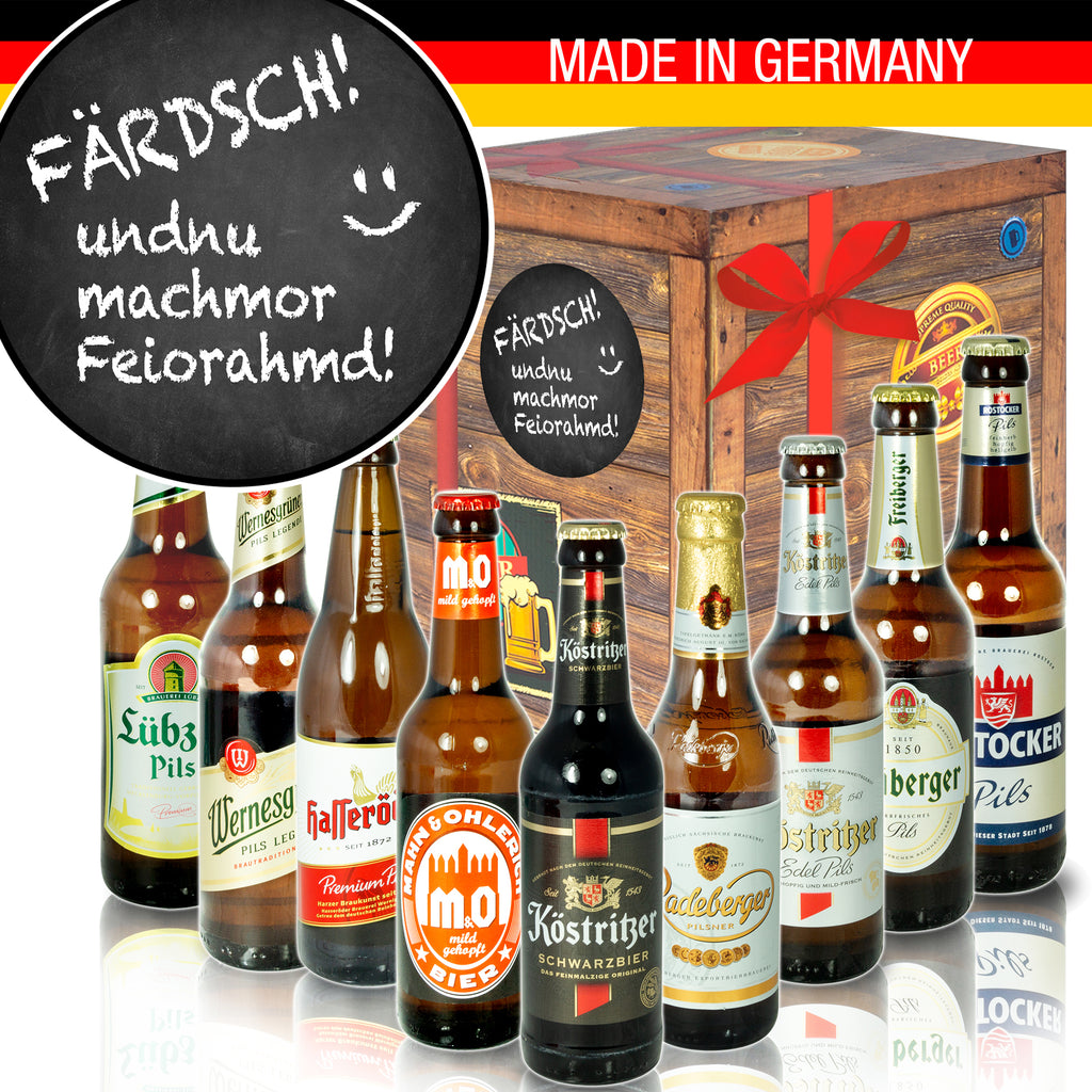 Feiorahmd | 9x Ostdeutsche Biere | Paket