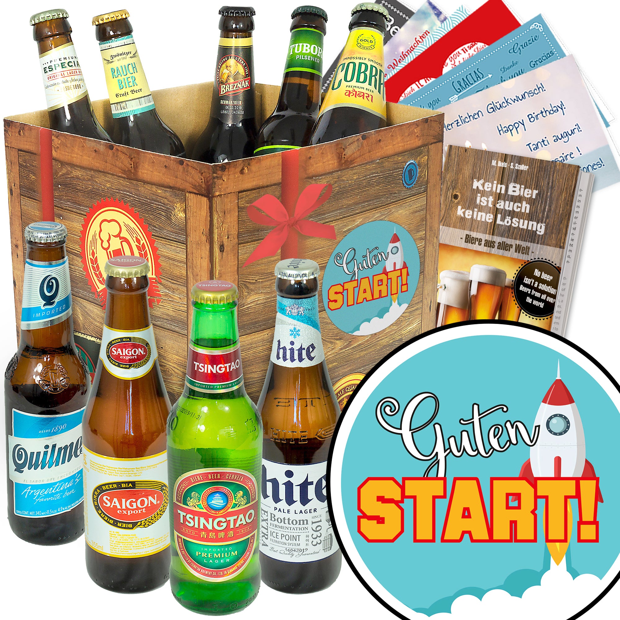 Bier Set | 9x Biere der Welt Geschenkbox