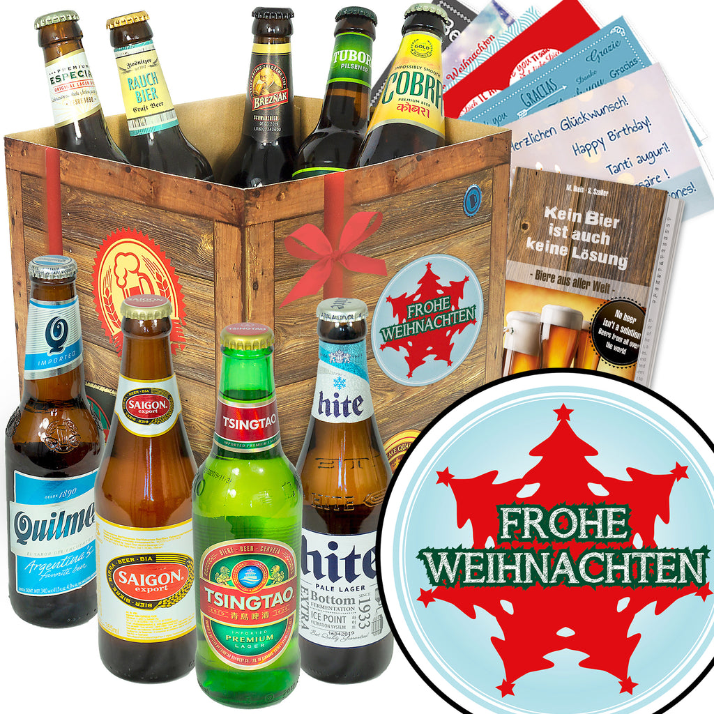 Weihnachtsbau | 9 Spezialitäten Biere der Welt | Geschenkidee