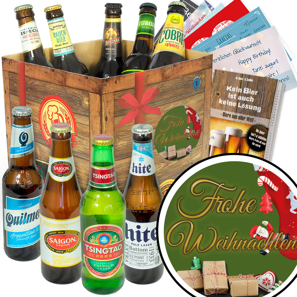 Fröhliche Weihnachten | 9 Länder Bier International | Bierbox