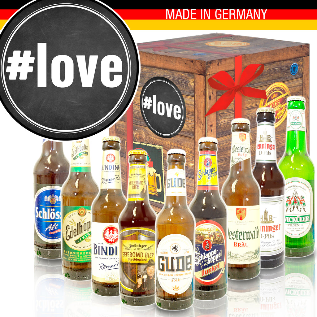 #Love | 9 Spezialitäten Bier Deutschlandreise | Geschenkkorb