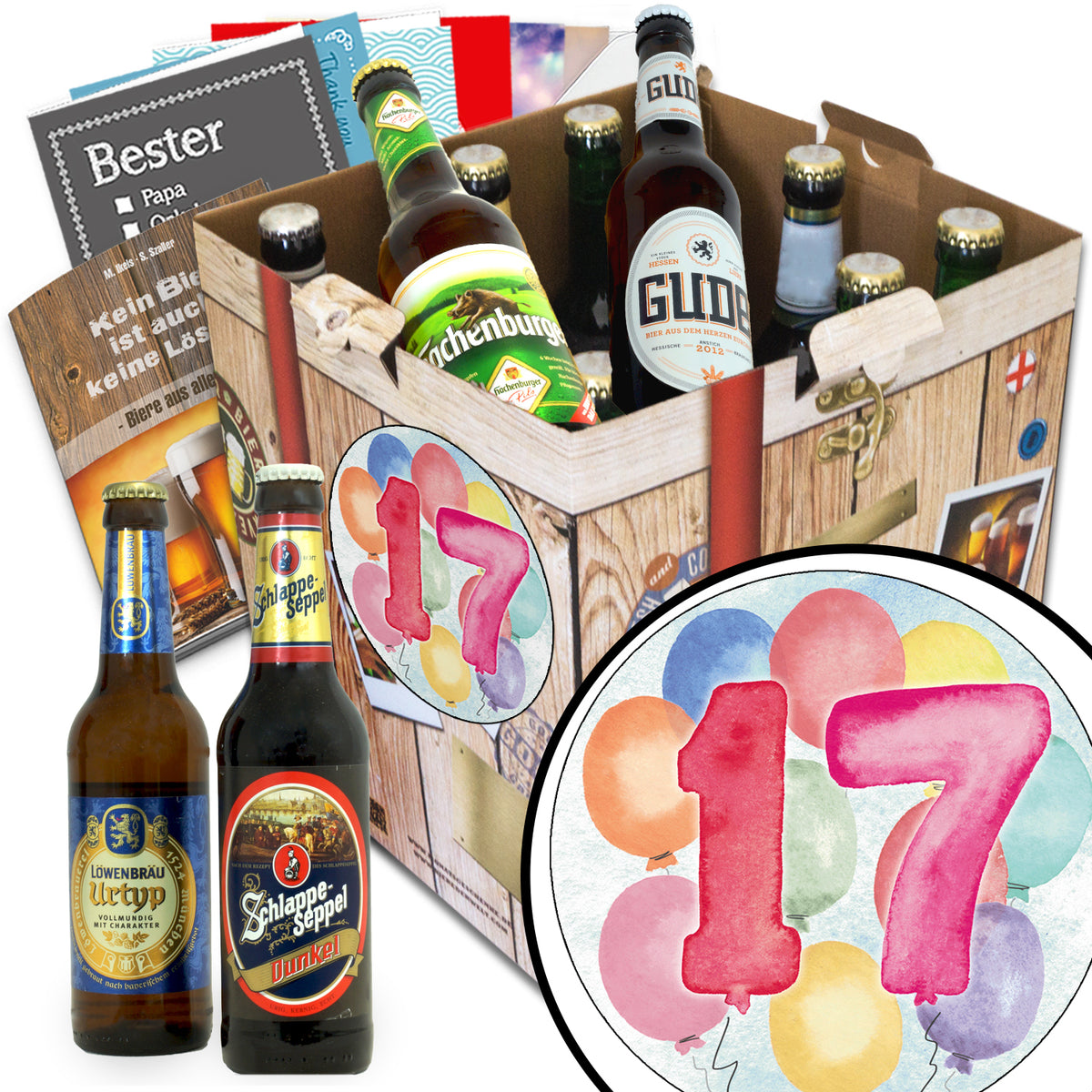 Hochzeitstag 17 | 9x Bier Biere aus Deutschland | Bierset