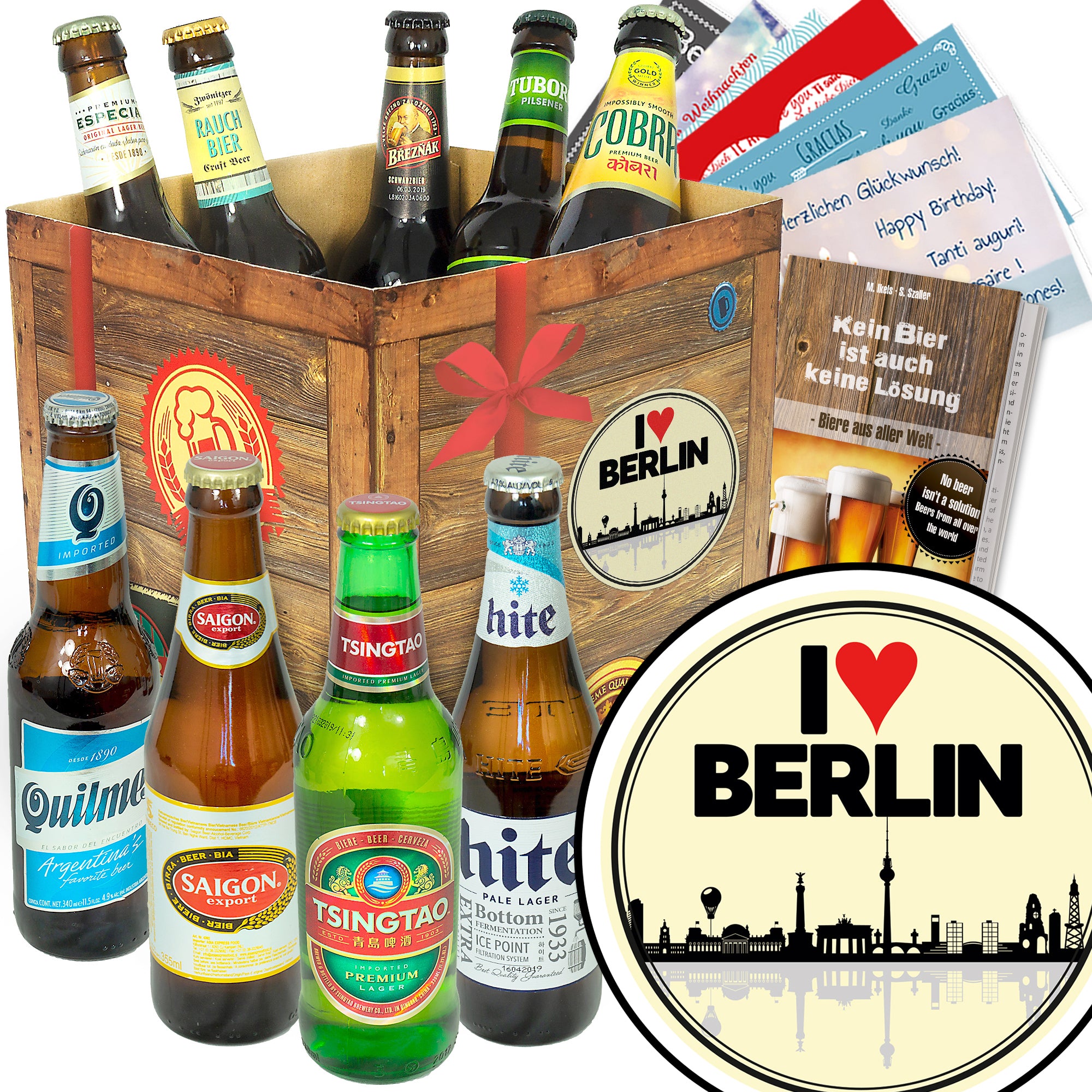 Bier Set | 9x Biere der Welt Geschenkbox