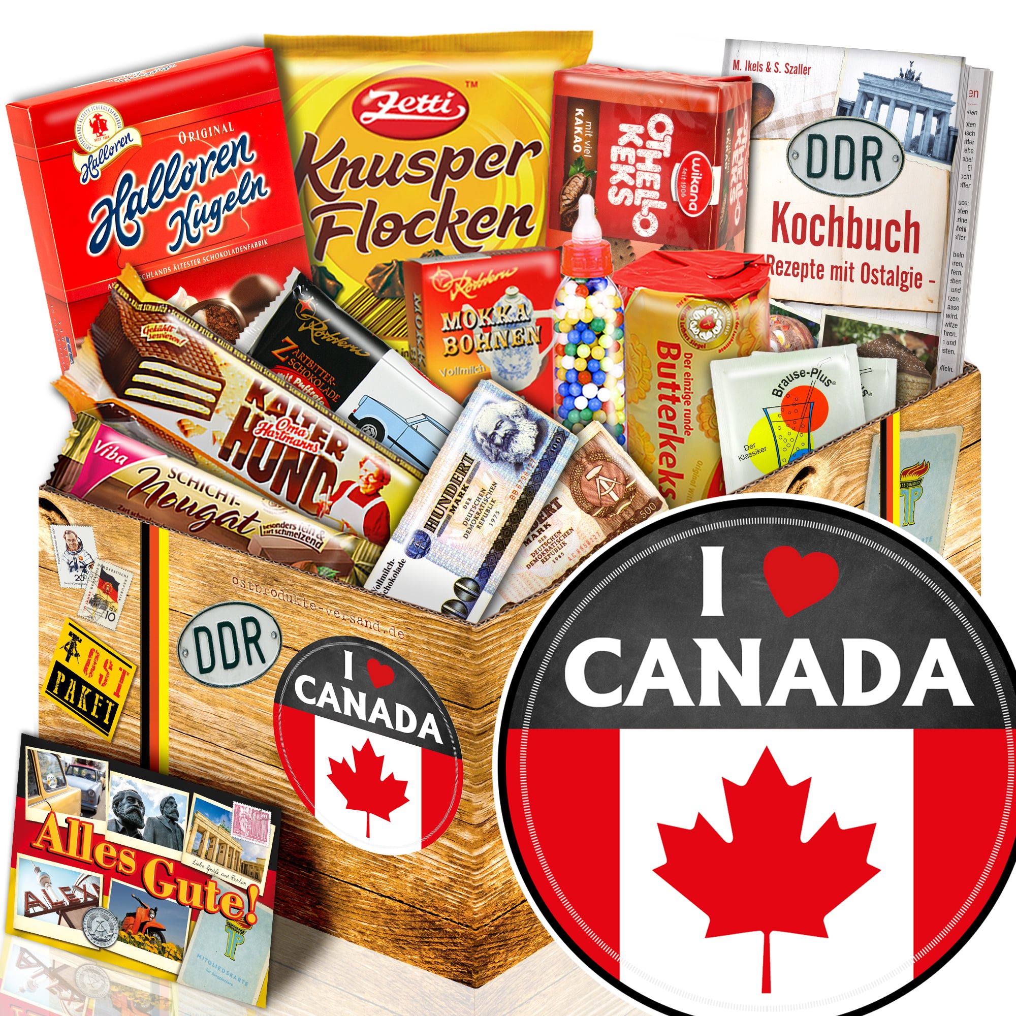 I love Canada - Süßigkeiten Set DDR L