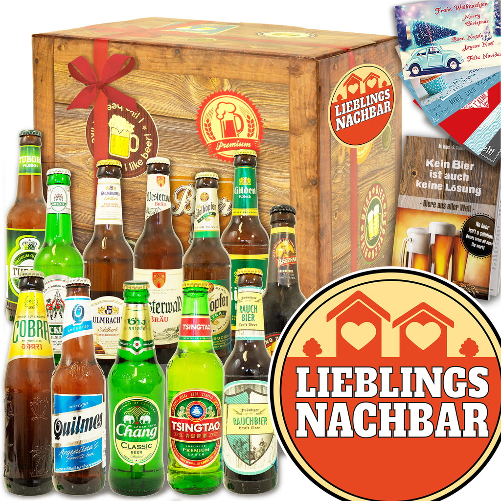 Lieblingsnachbar | 12x Biere Welt und Deutschland | Bierbox