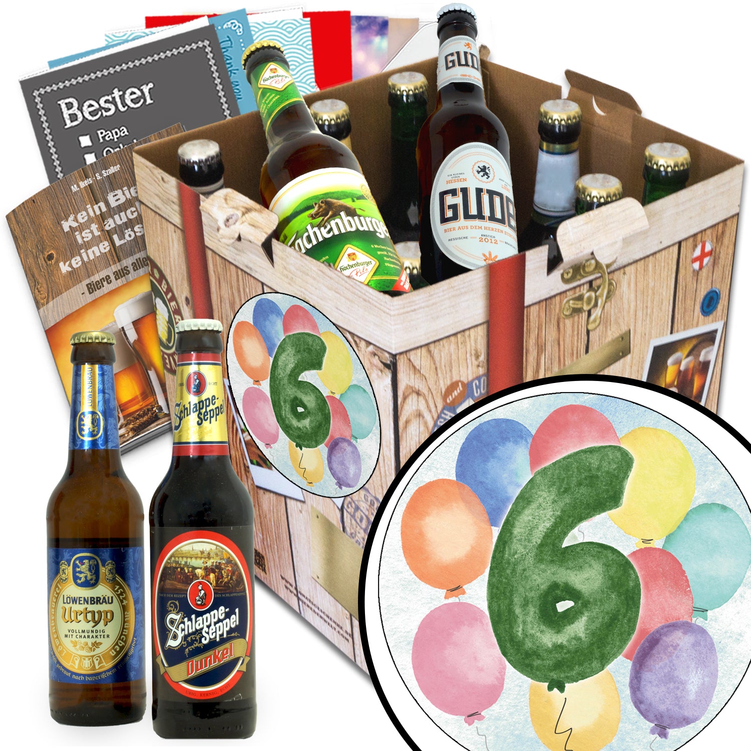Jubiläum 6 | 9 Spezialitäten Bier Deutschlandreise | Präsent