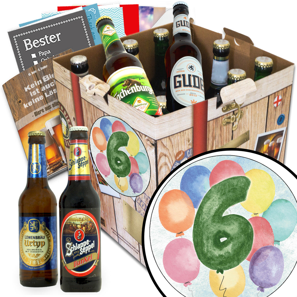 Jubiläum 6 | 9 Spezialitäten Bier Deutschlandreise | Präsent