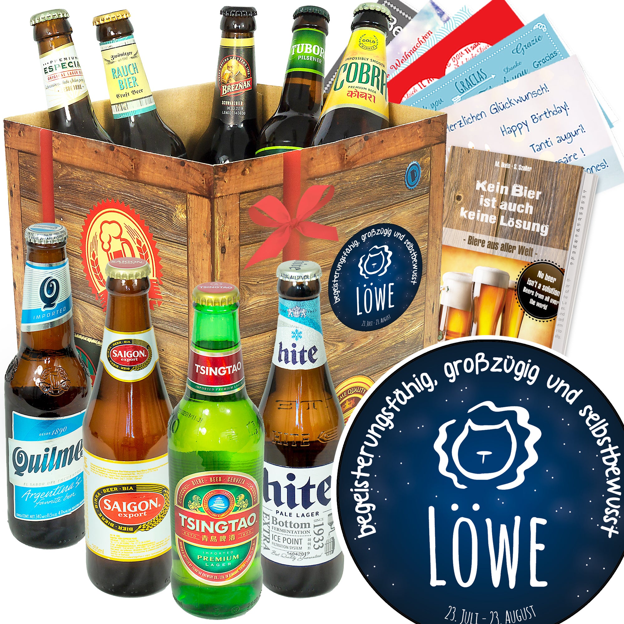 Bier Set | 9x Biere der Welt Geschenkbox