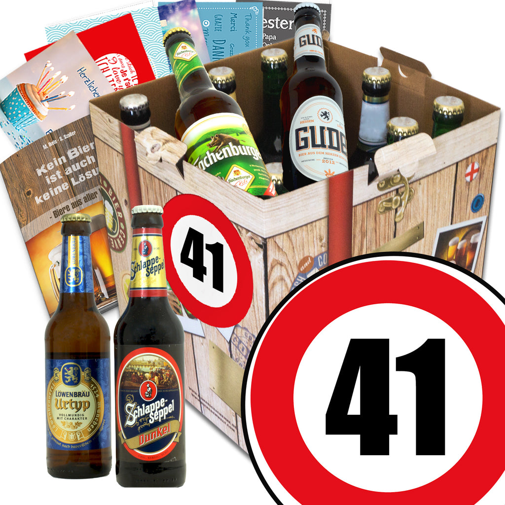 Zahl 41 | 9 Biersorten Biere Deutschland | Geschenkset