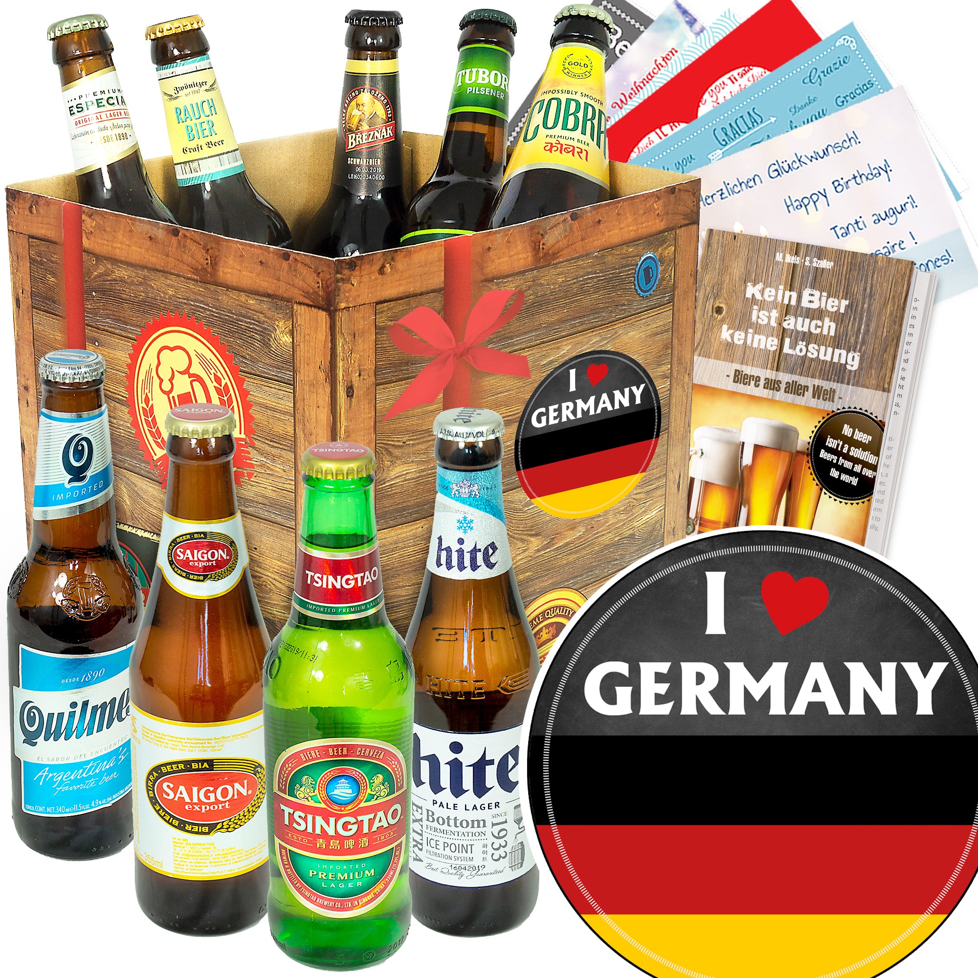 Bier Set | 9x Biere der Welt Geschenkbox