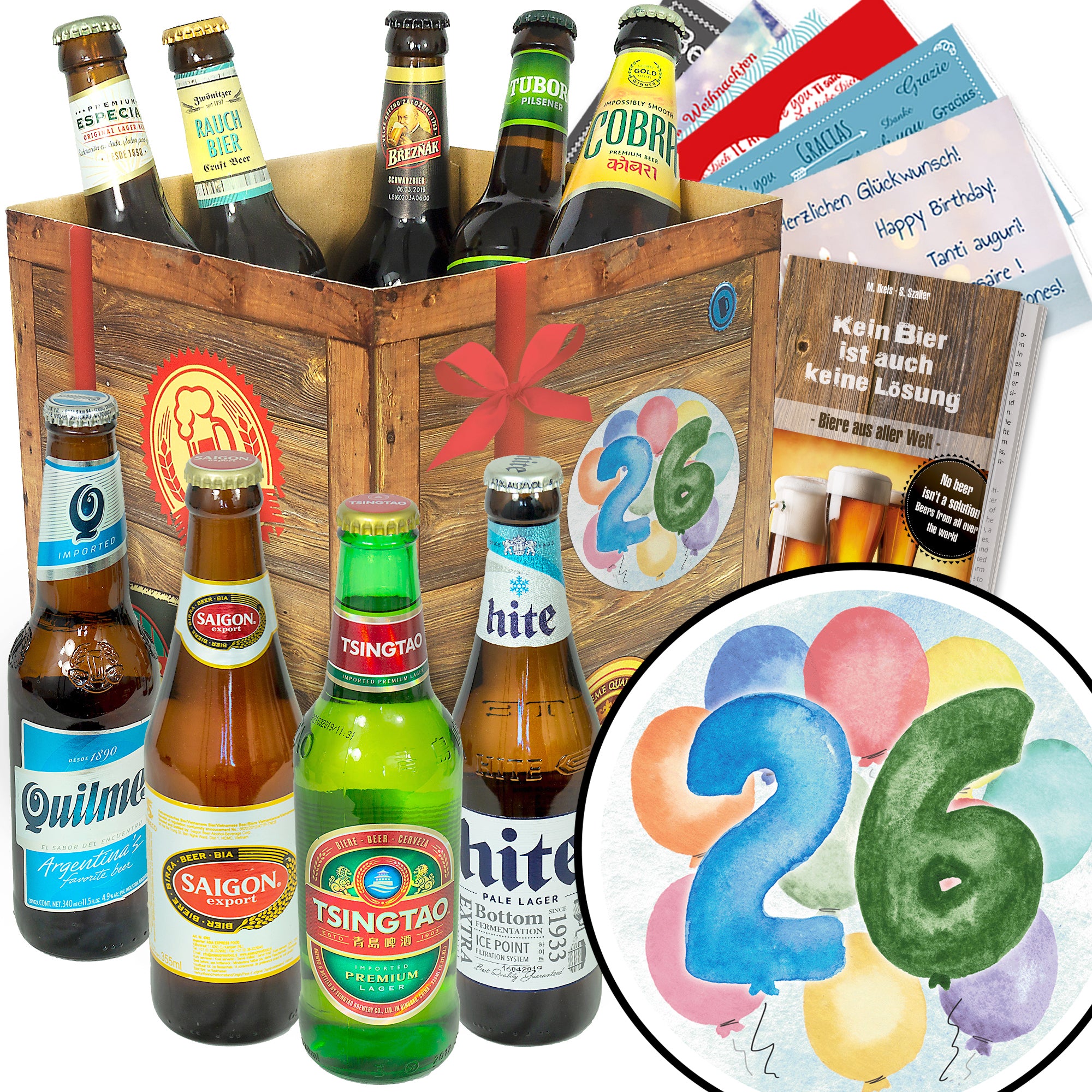 Bier Set | 9x Biere der Welt Geschenkbox