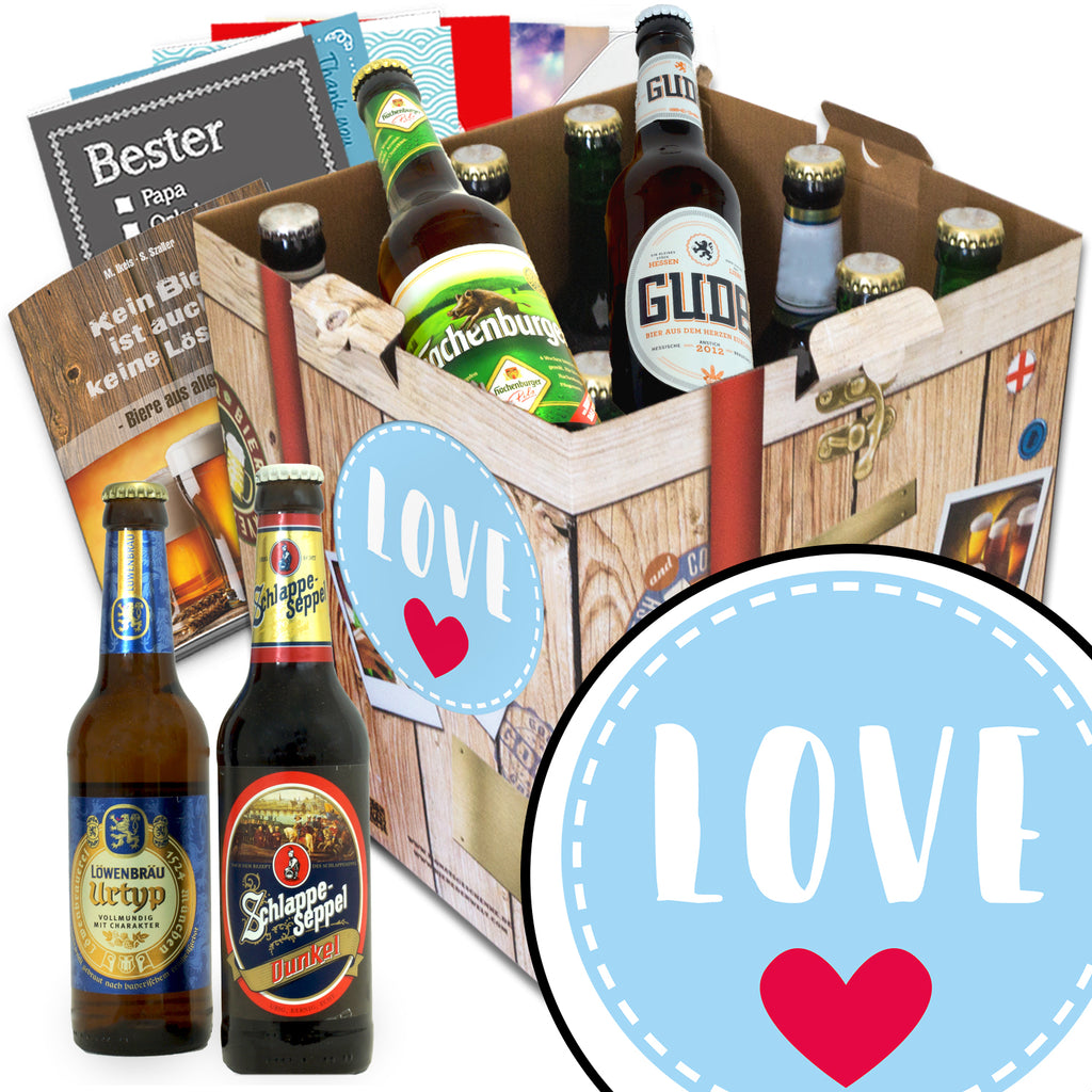 Liebe | 9x Bier Biere aus Deutschland | Geschenkidee