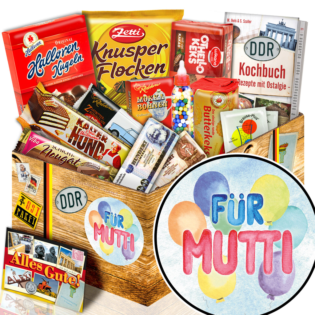 Für Mutti - Süßigkeiten Set DDR L - monatsgeschenke.de