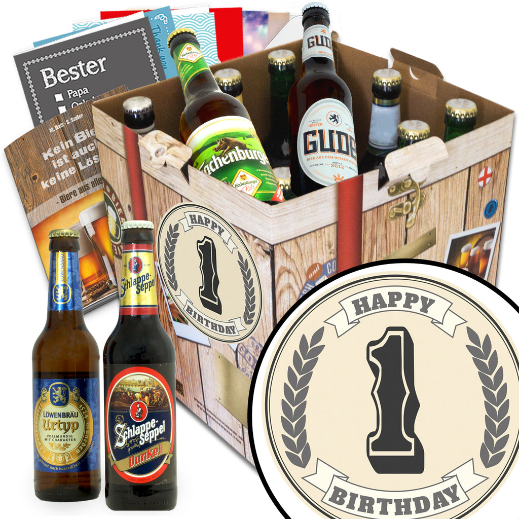 Geburtstag 1 | 9x Bier Biere aus Deutschland | Geschenkidee