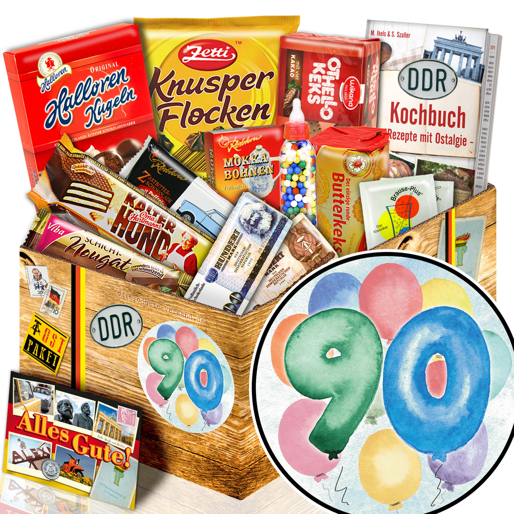 Zahl 90 - Süßigkeiten Set DDR L
