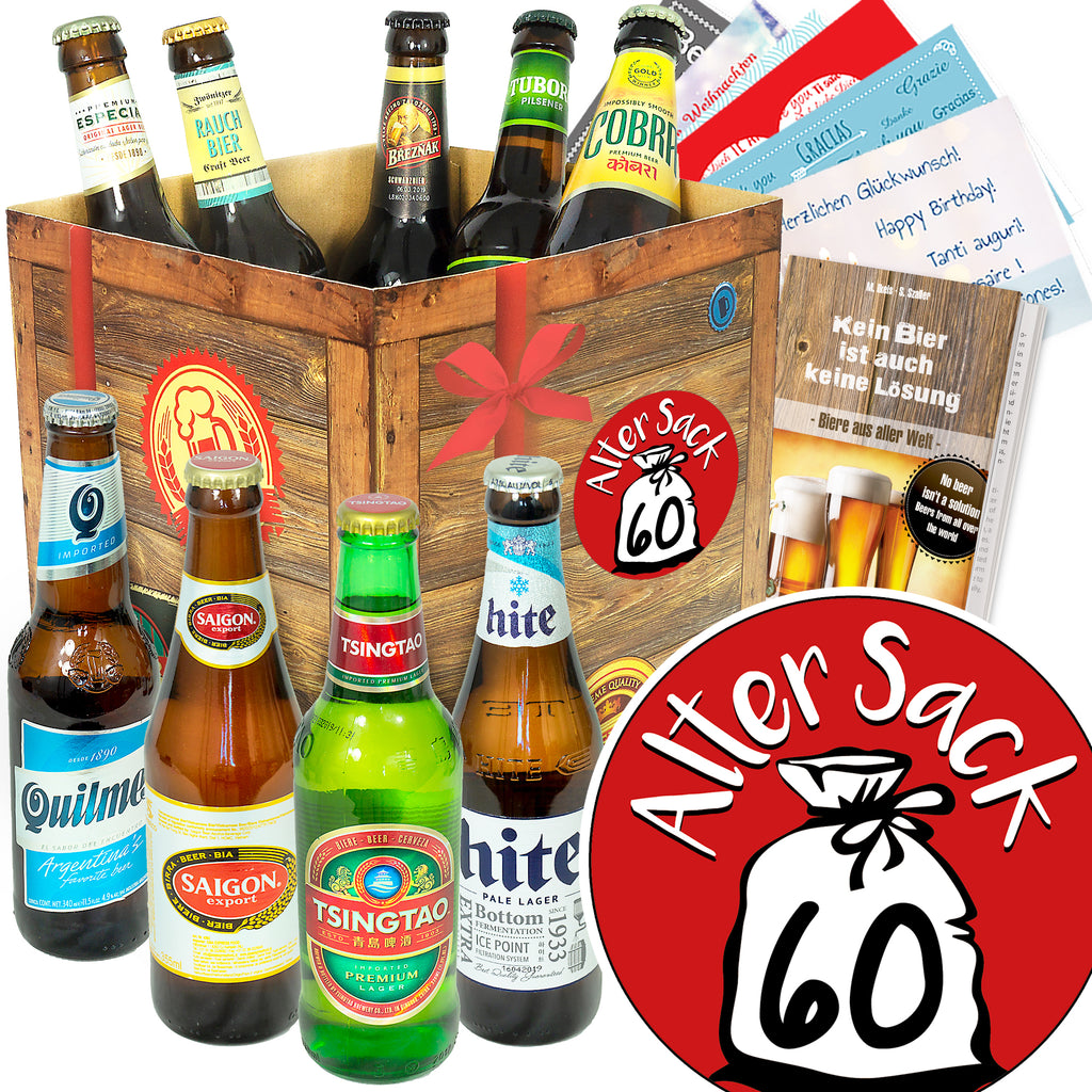 Alter Sack 60 | 9 Flaschen Biere aus aller Welt | Biertasting