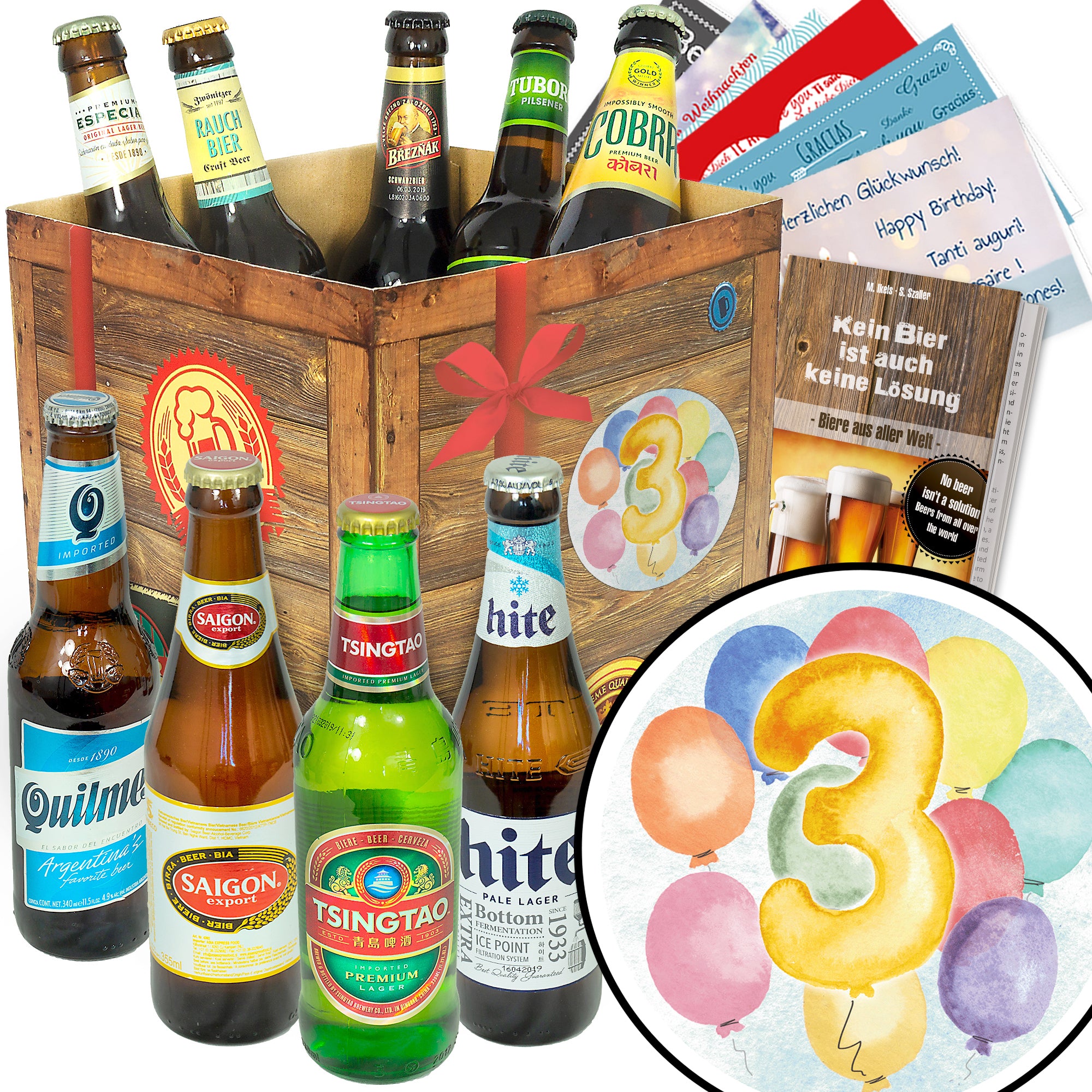 Bier Set | 9x Biere der Welt Geschenkbox