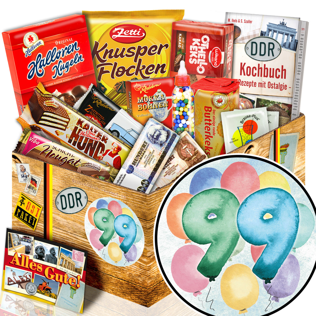Zahl 99 - Süßigkeiten Set DDR L