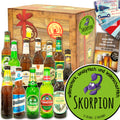 Sternzeichen Skorpion | 12x Bier Deutschland und Welt | Paket