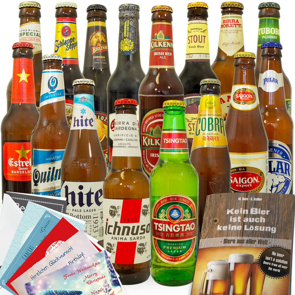 Bier Geschenke | 16 Länder Bier International Paket