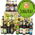 Sternzeichen Jungfrau | 24 Biersorten Biere Welt und Deutschland | Bierpaket