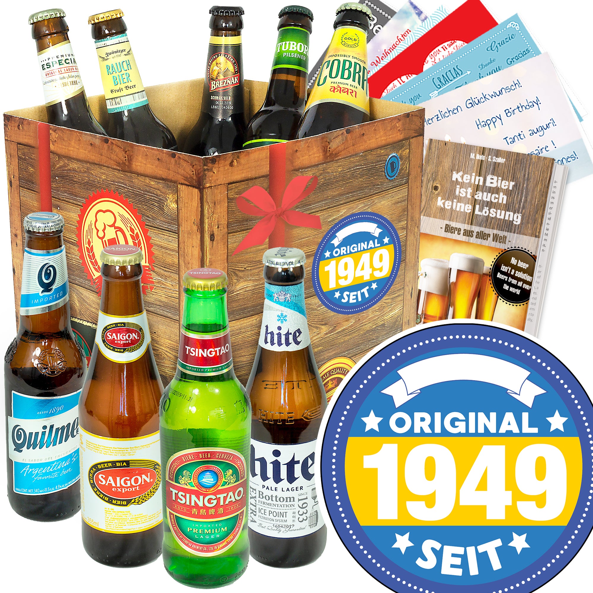 Bier Set | 9x Biere der Welt Geschenkbox