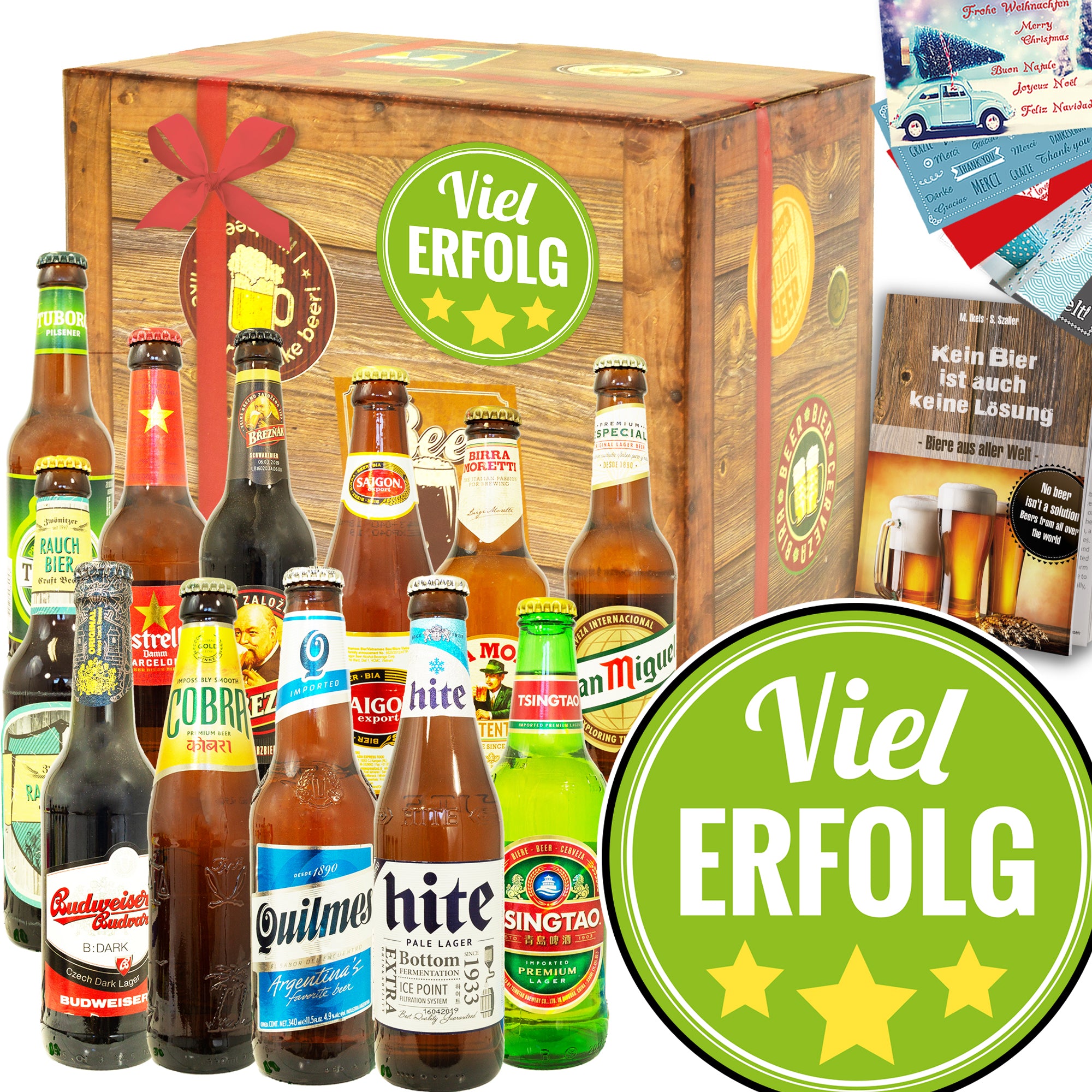 Viel Erfolg | 12x Bier aus aller Welt | Bierpaket