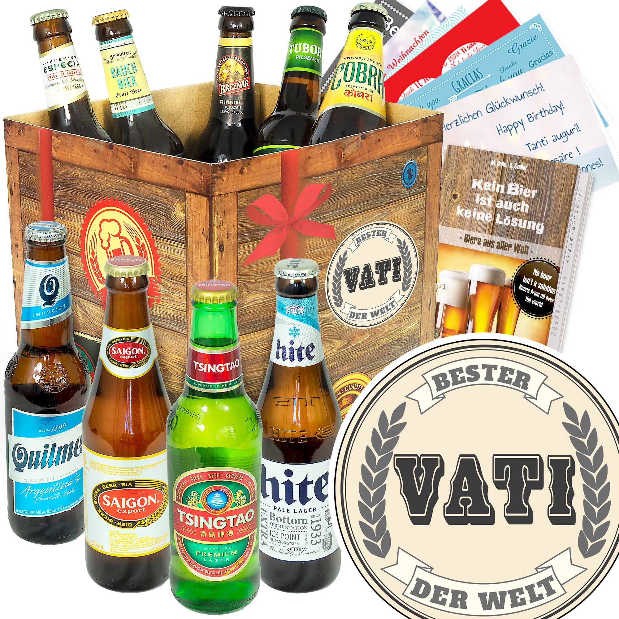 Bier Set | 9x Biere der Welt Geschenkbox