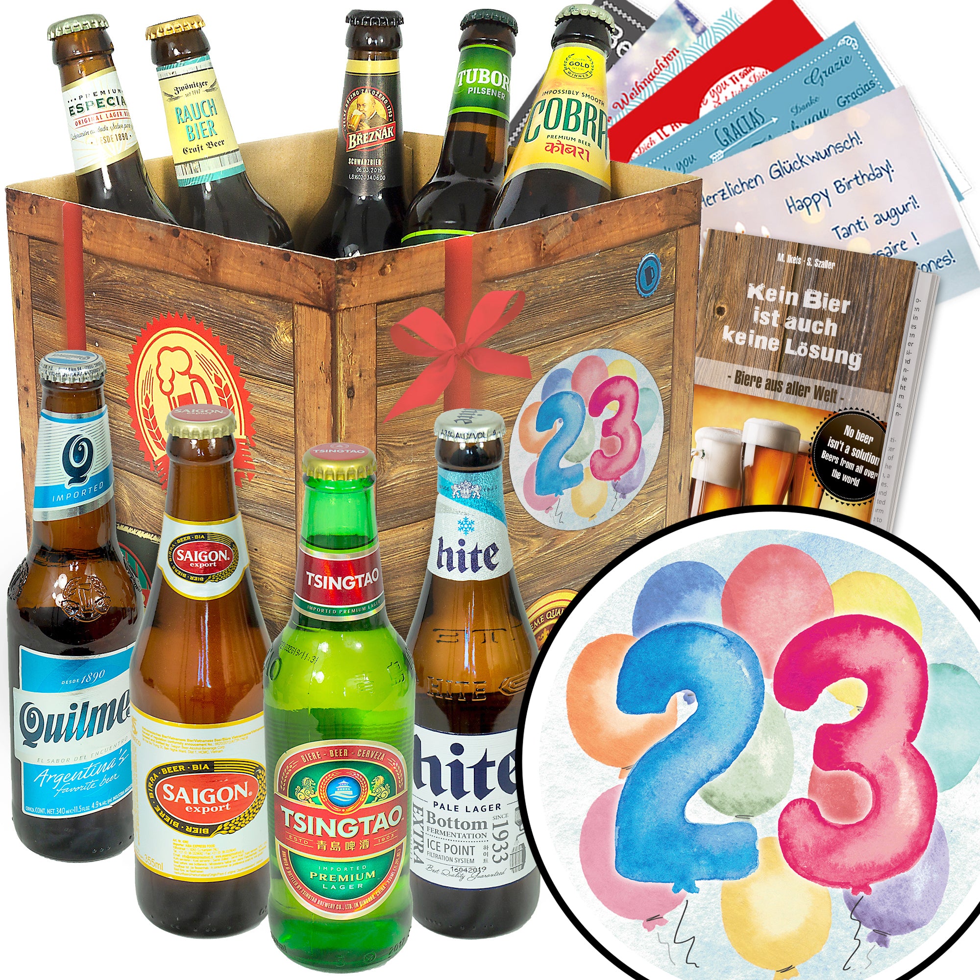 Bier Set | 9x Biere der Welt Geschenkbox