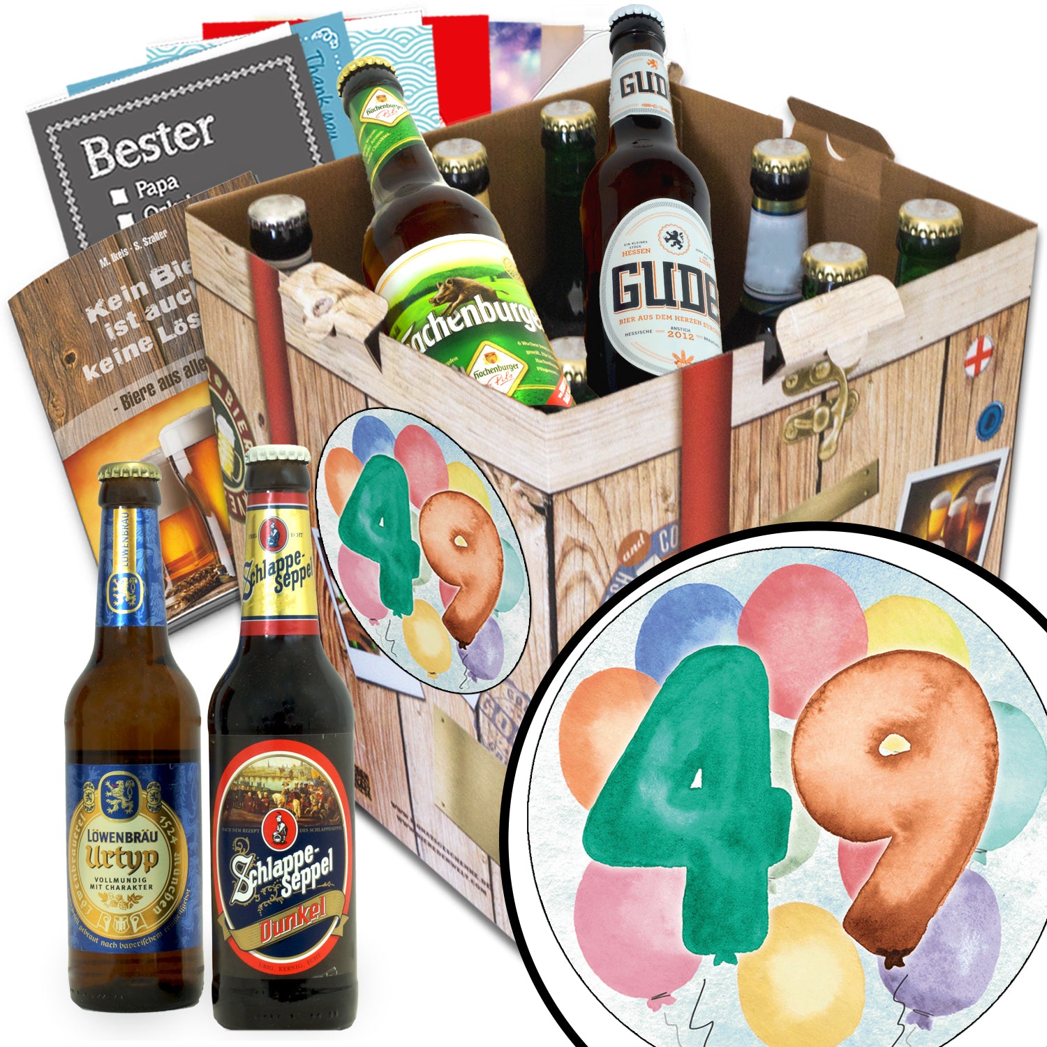 Geburtstag 49 | 9x Bier Biere Deutschland | Biertasting