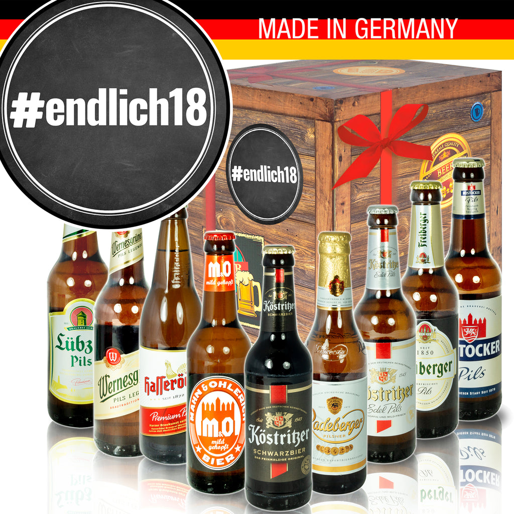 #endlich18 | 9x Bier Ostdeutsche Biere | Probierpaket