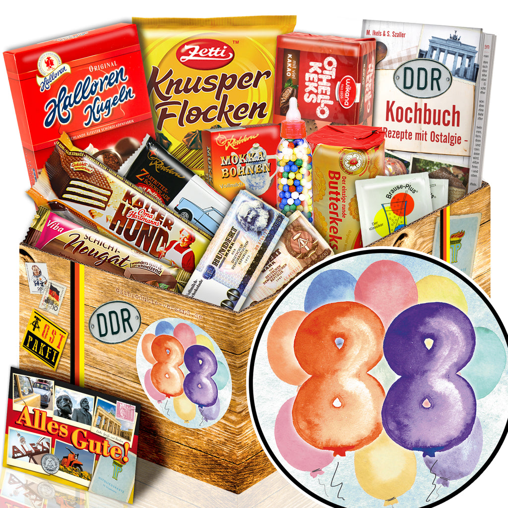 Zahl 88 - Süßigkeiten Set DDR L