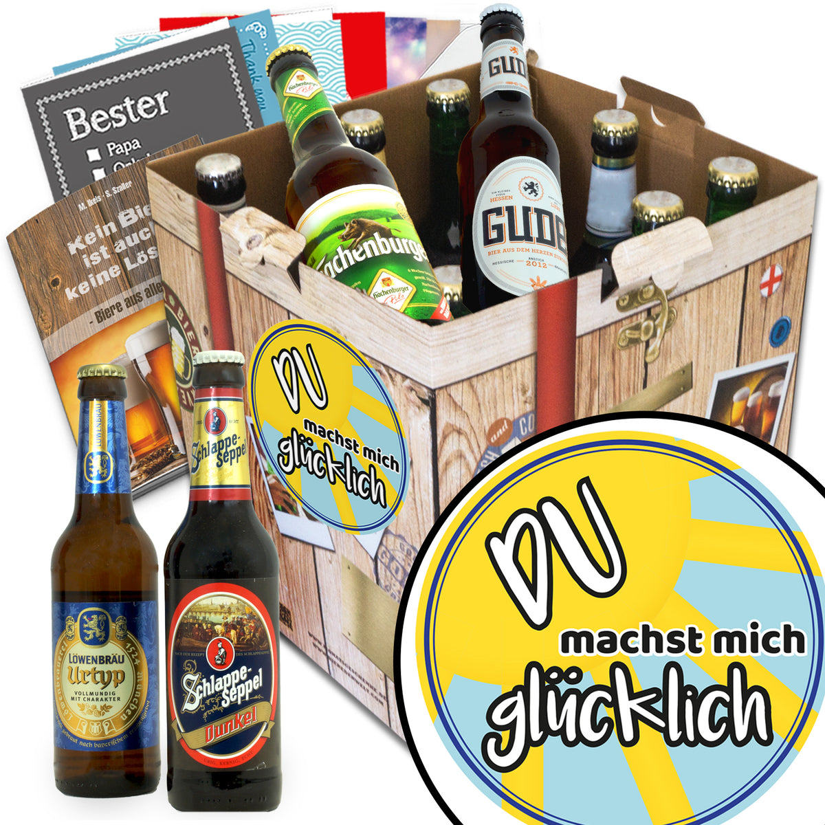 Du machst mich glücklich! | 9 Flaschen Biere Deutschland | Biertasting
