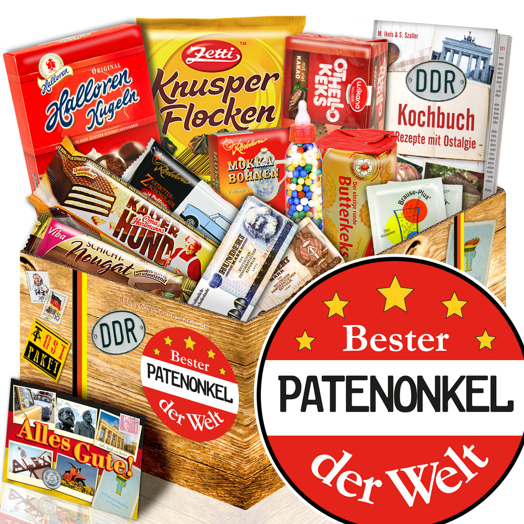 Bester Patenonkel - Süßigkeiten Set DDR L